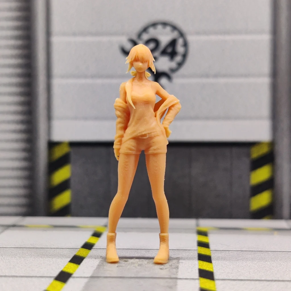 1/64 Modello In Scala 1/43 Resina Baizhen Bowknot Beautyuncolored Miniature Diorama Dipinto A Mano S623