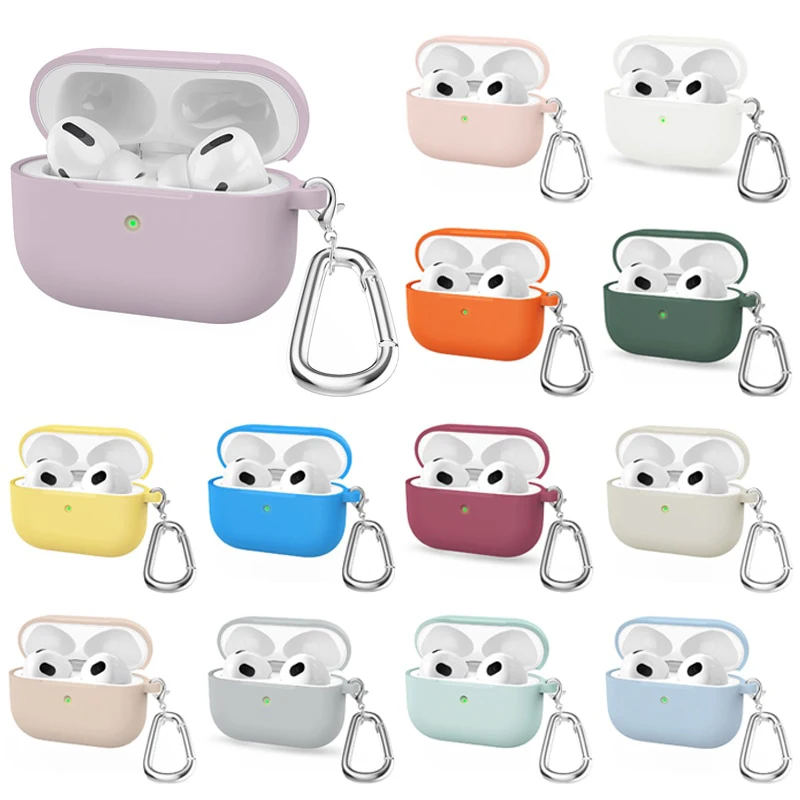 Custodia Protettiva In Silicone Per Airpods 3 2021 Cover Per Auricolari Wireless Antiurto Per Apple Airpods 3 Gen Accessori Protettivi