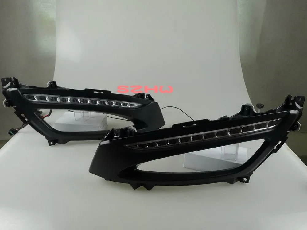 Luglio King Led Luci Di Marcia Diurna Drl Led Fendinebbia Custodia Per Kia Optima K5 2011-13, Luci Paraurti Anteriori A Led Set Completo