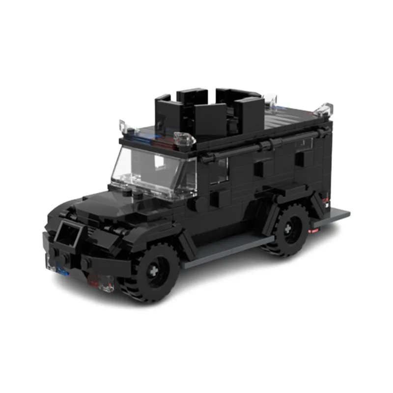 Building Blocks Moc Compatibile Lego Lenco Panda Try Police Car Car Building Blocks Build Model Toys Può Essere Utilizzato Per Il Regalo Di Festa
