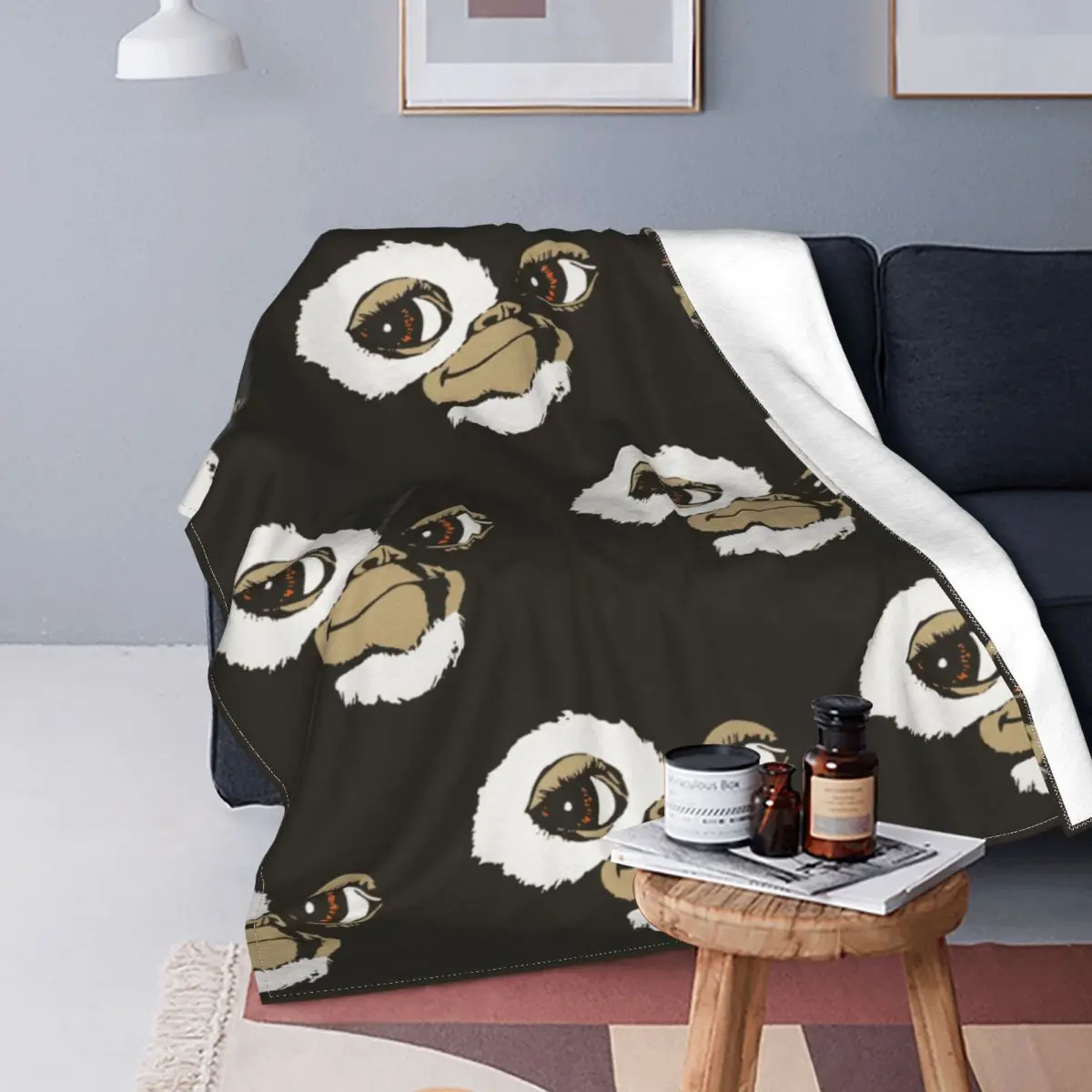 Gremlins Coperte Gizmo Flanella Monster Gremlin Anni '80 Film Di Natale Horror Coperta Super Morbida Per Tappeto Da Viaggio All'Aperto