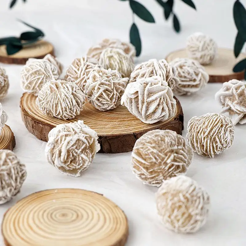 Natural Desert Rose Pietra Grezza 1Pc Desert Rose Selenite Crystal Quarzcrystal Reiki Healing Gem Piccolo Campione Minerale