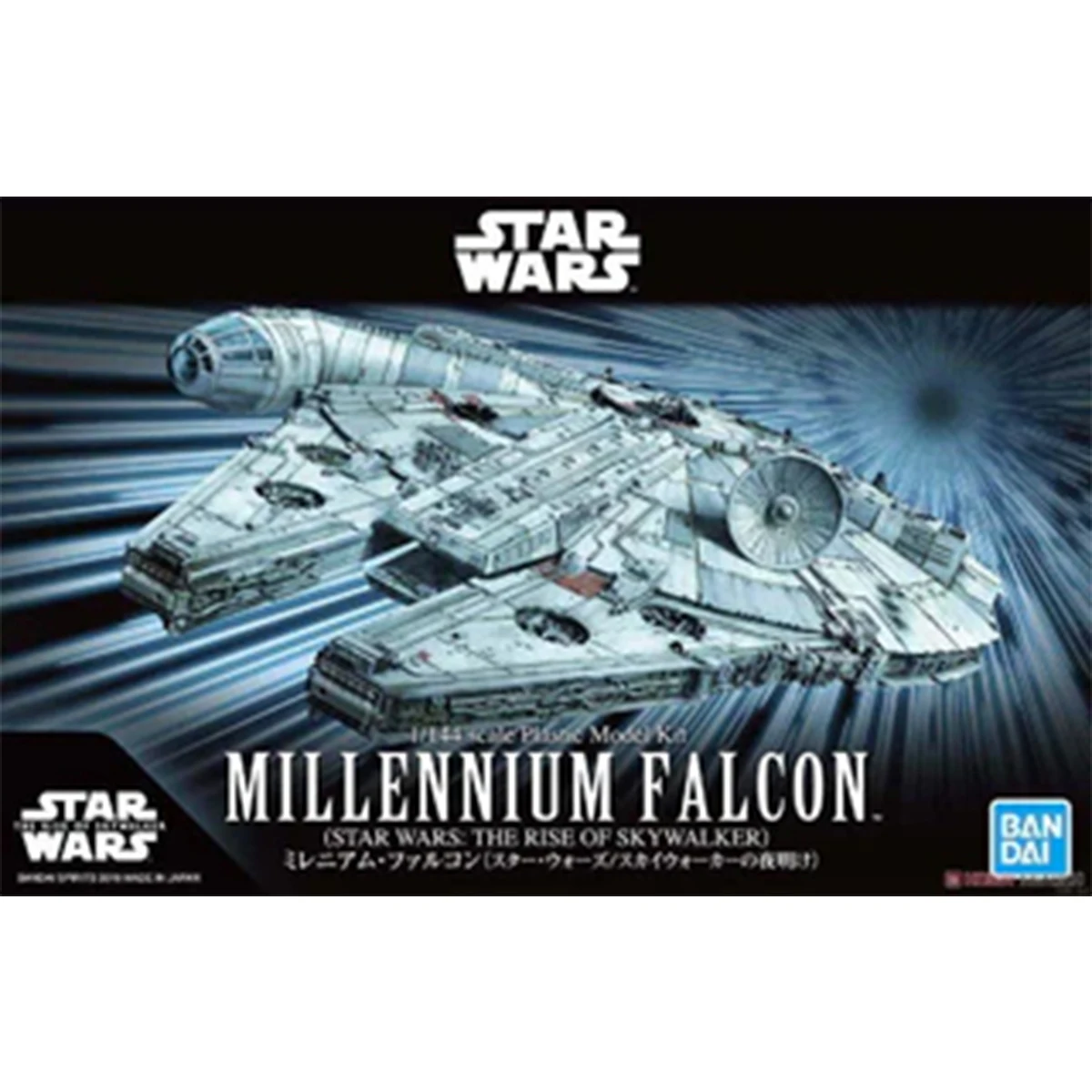 Bandai In Stock Original Star Wars Millennium Falcon Assembly Anime Figures Action Model Toys