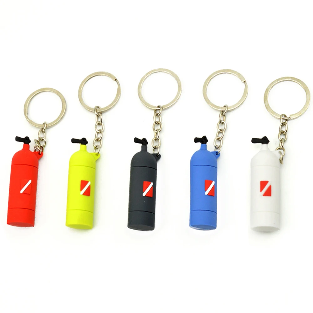 Portachiavi Con Serbatoio D'Aria 6.5Cm X 2Cm X 1.8Cm Diver Diving Gifts Bag Decorazione Regalo Per Sub Diving Lover Hot Diving Lovers Souvenir