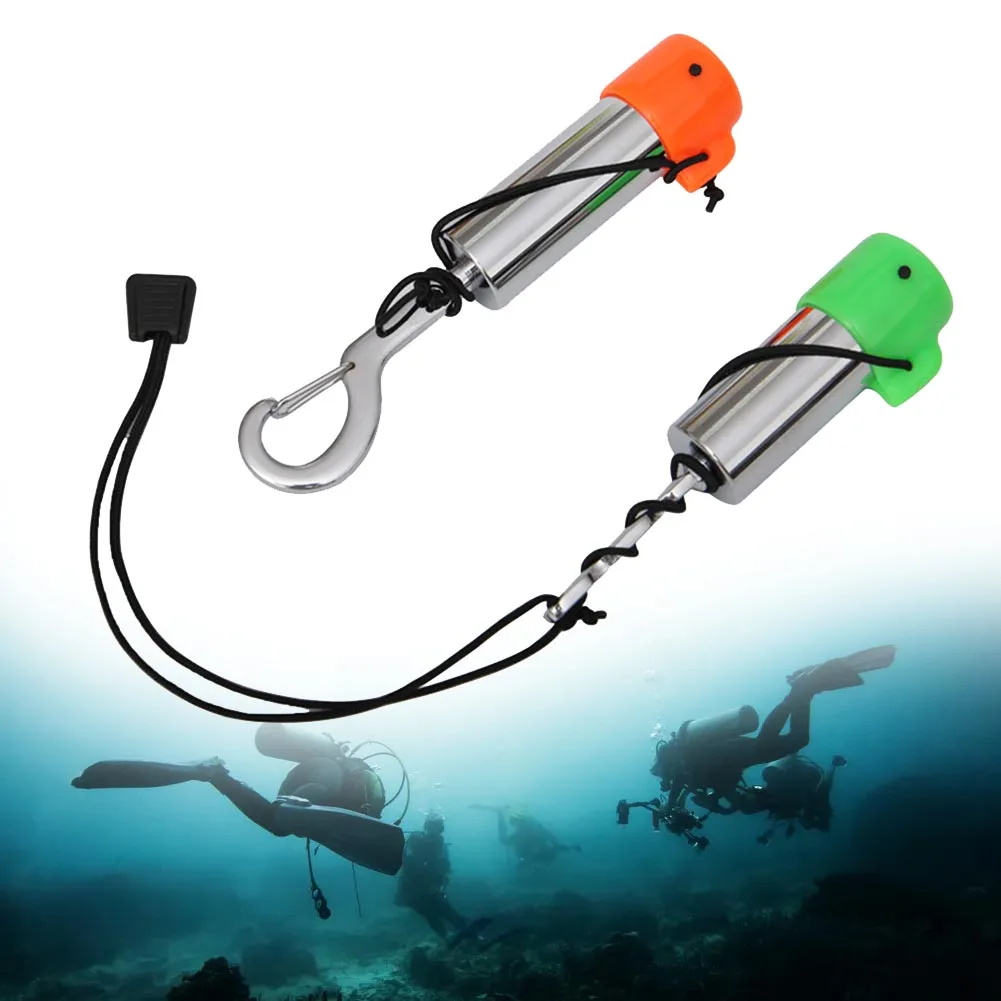 Scuba Diving Safety Tank Sonaglio Stick Tech Cave Diving Noise Maker Segnale Bell Con Cap Underwater Diver Communication Stick