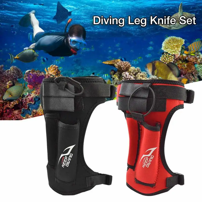 Scuba Diving Knife Leg Wrapping Holder Dive Cutter Holster Diver Leggings Knife Cover Blade Fodero Holster Per Lo Snorkeling