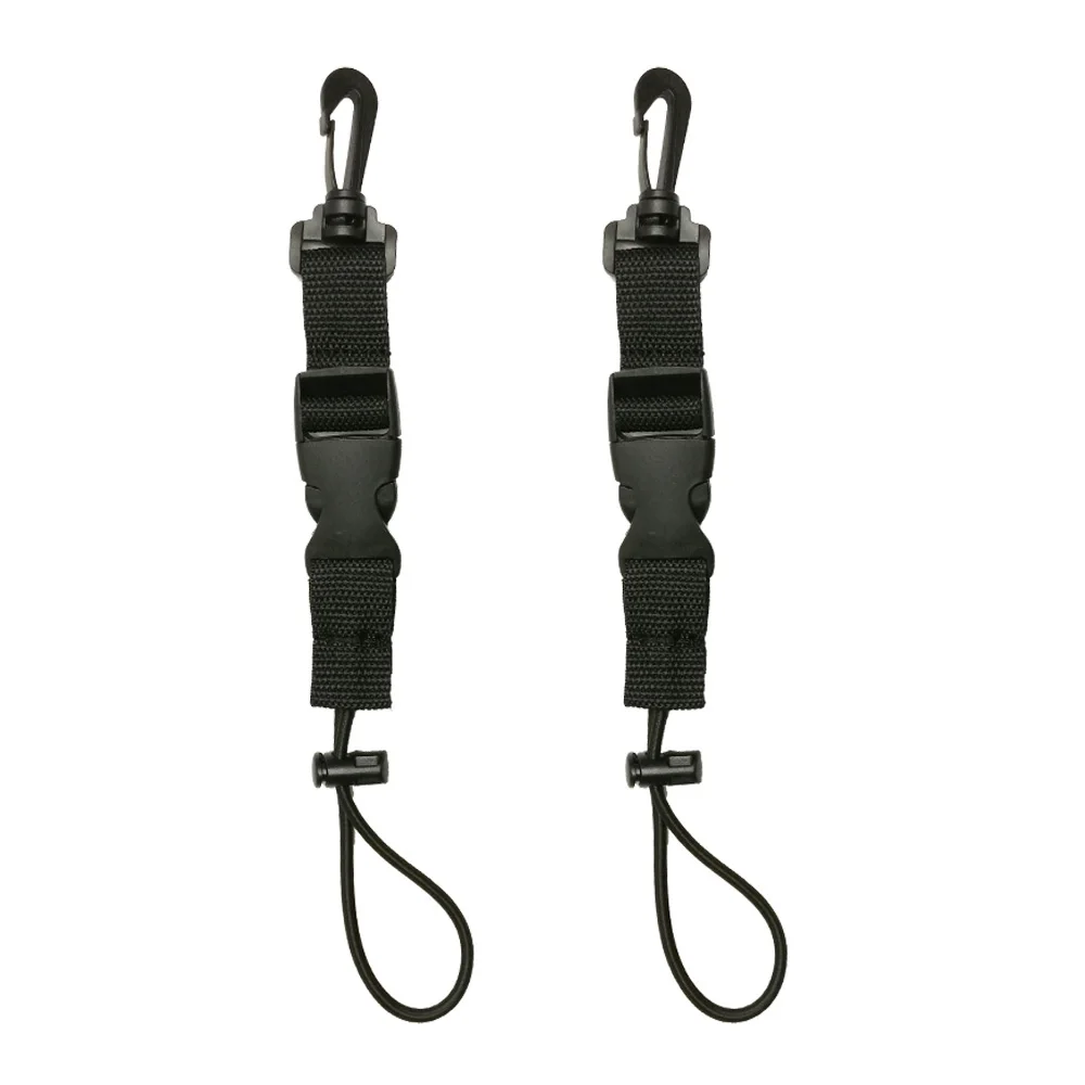 2Pcs Luci Per Telecamere Subacquee Zaino Con Cordino Zaino A Sgancio Rapido Fibbia Clip Diver Torcia Supporto Fibbia