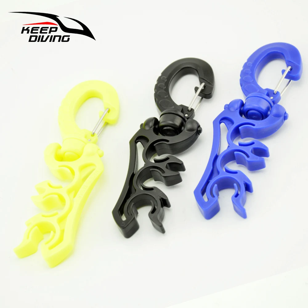 3 Pezzi Supporto Per Tubo Regolatore Gauge Octopus Fermo E Clip Per Subacquei Scuba Diving Diver Accessori Bcd