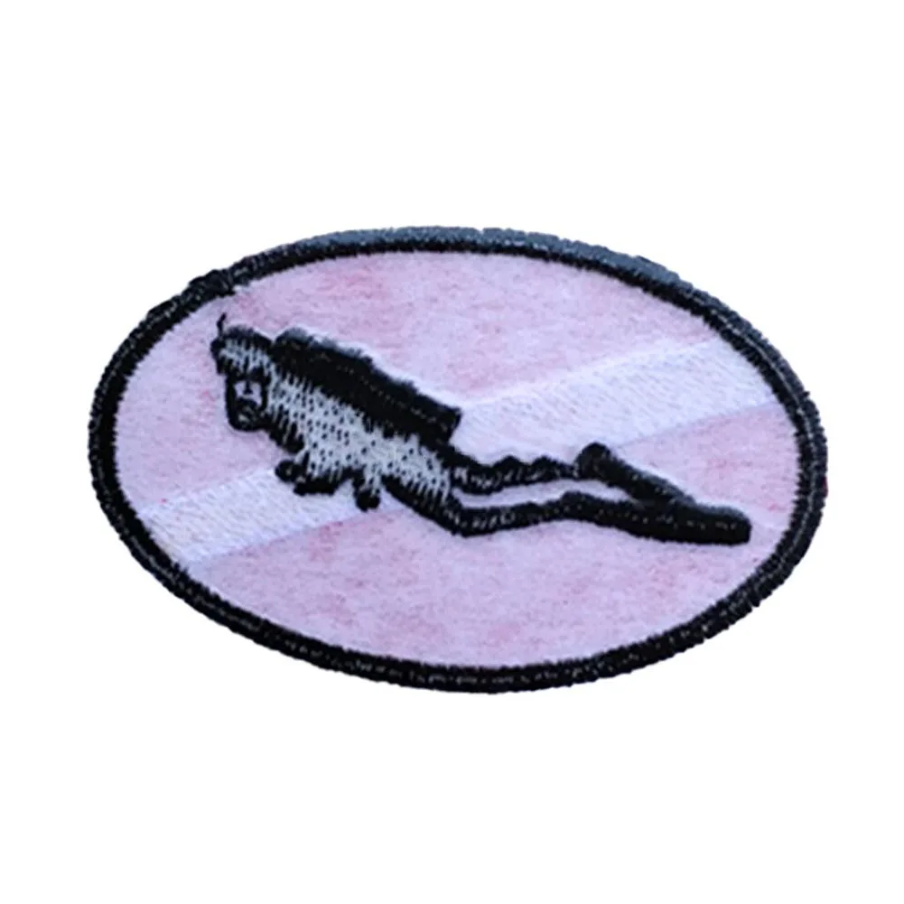Sport Acquatici Snorkeling Diving Flag Flag Patch 7X4.5Cm Dive Flag Patch Per Scuba Diver Great Keepsake Pinne Ovali