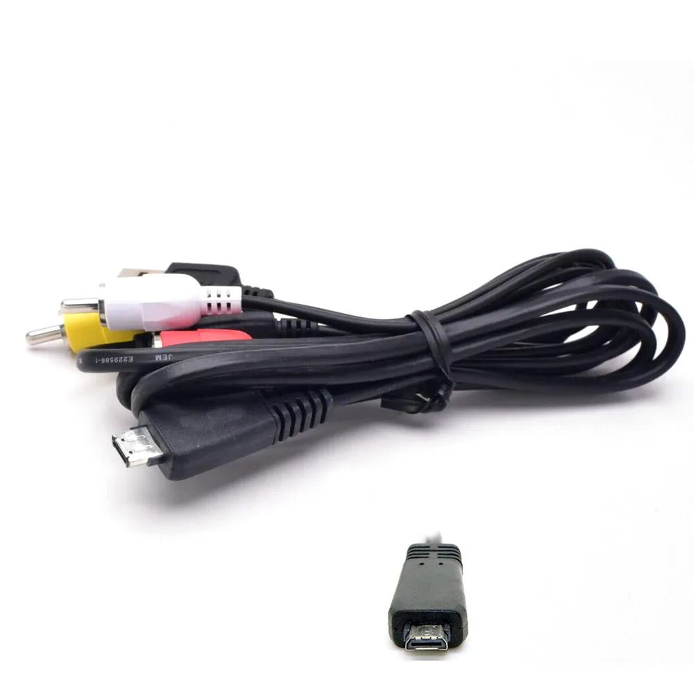 Vmc-Md3 Cavo Usb Av Tv Per Sony Dsc-Wx10, Wx10/B, Tx5, Tx5/R, Tx5/B, Tx5/P, Tx5/G,W560, W560/R, W560/L, W560/B,W390