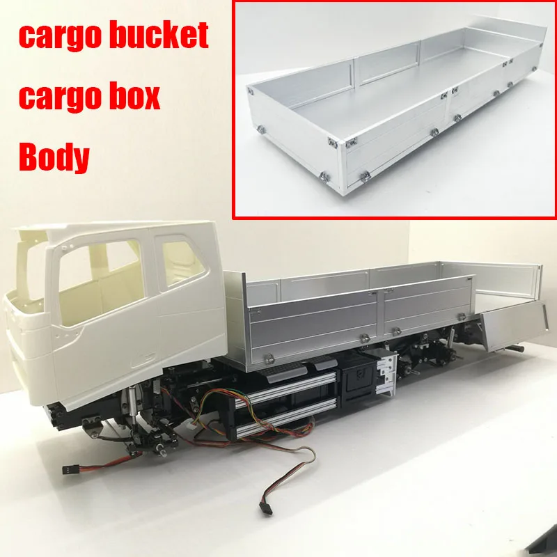 Spring Lock Cargo Bed Cargo Box Body Accessori Per Auto Per 1/14 Tamiya Rc Truck Trailer Ribaltabile 56360 Volvo F16 Rc Auto Per Adulti