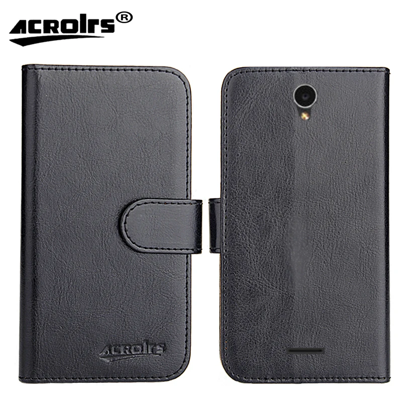 6 Colori Medion Life E5520 Custodia Flip Leather Fashion Vintage Luxury Multi-Function Medion Life E5520 Cover Protettiva Per Telefono