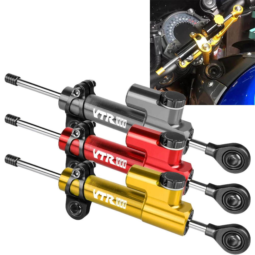 Per Honda Vtr1000 Vtr 1000 Vtr1000 1997 1998 Cnc Universale In Alluminio Ammortizzatore Moto Sterzo Stabilizzare Il Controllo Di Sicurezza