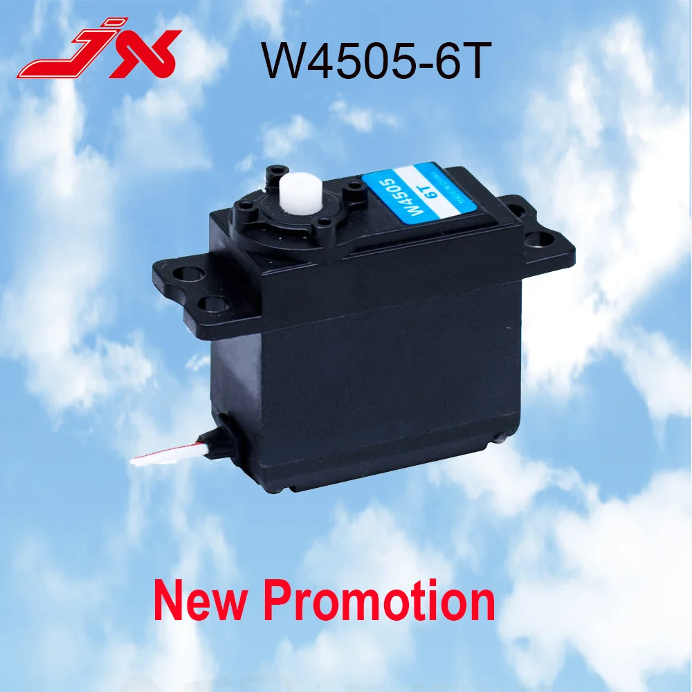 Jx Sailing Servo W4505-4T/6T Ingranaggi In Plastica Verricello Sterzo Standard Per Barca Telecomandata Per Yacht Rc