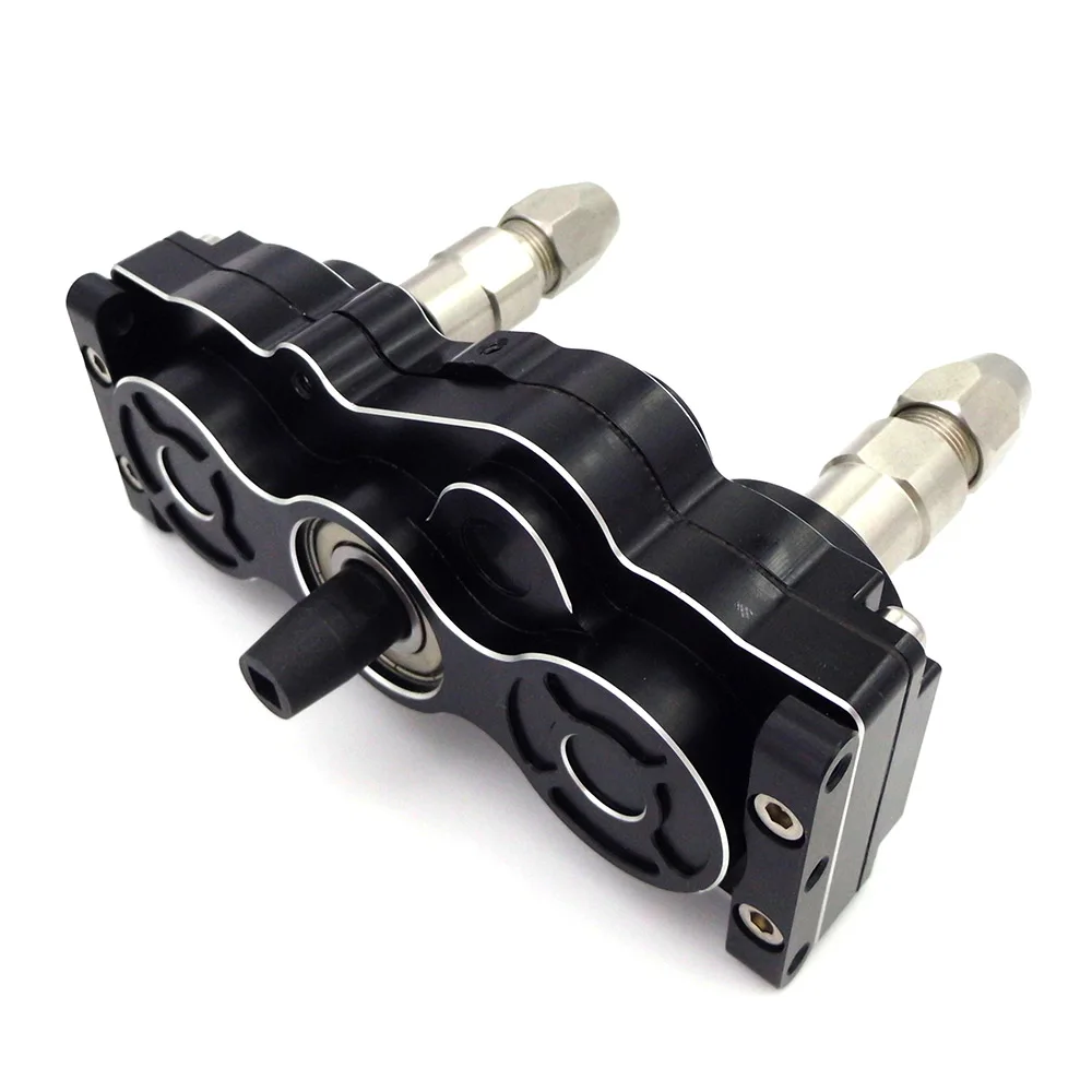 Scatola Ingranaggi Per Barche Rc 1:1 Cambio Di Trasmissione A Doppia Uscita Inverso In Avanti Per 6.35Mm 1/4 "Albero Rc Tug Boat Yacht Marine