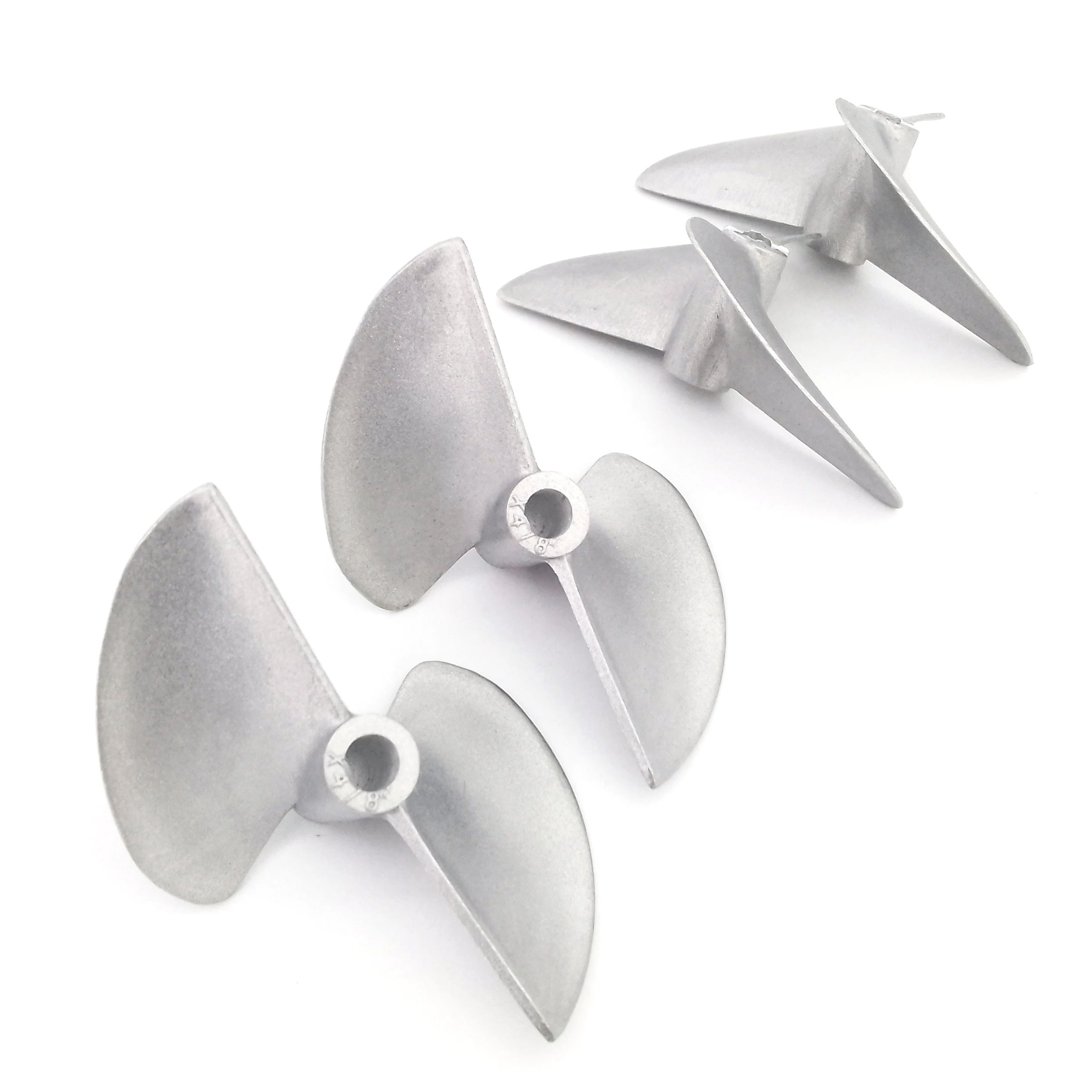 Elica Per Barca Rc 6.35Mm 1/4 "Metallo 2 Lame 78Mm P1.6 P1.4 Prop Per Benzina Nitro Rc Speed Boat Racing Mono Yacht