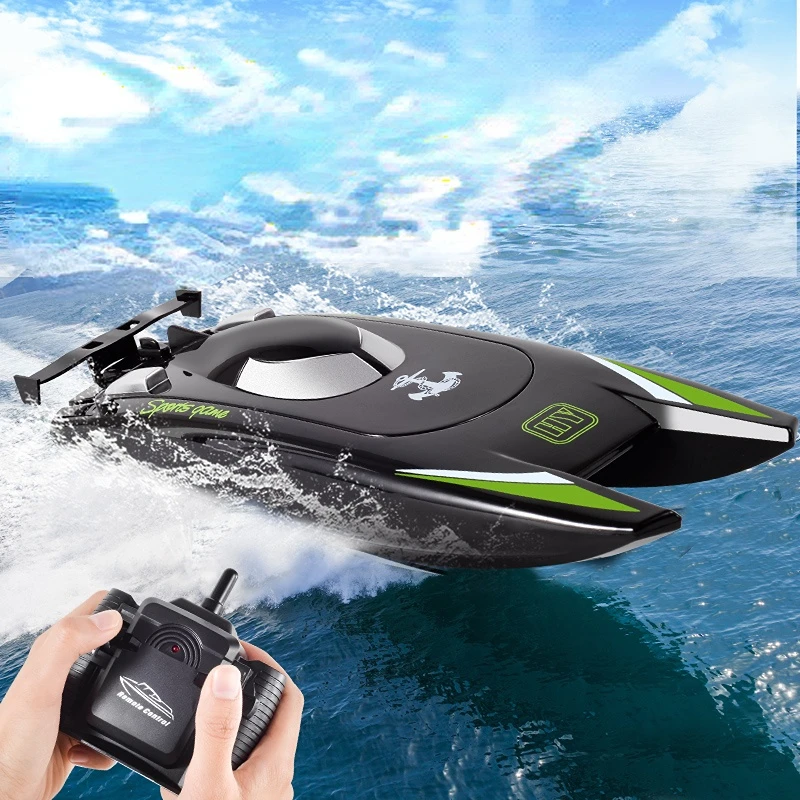Catamarano Rc Boat Motoscafo Oversize Water Yacht Modello Di Barca Elettrica Impermeabile Per Bambini Boy Toy Boat