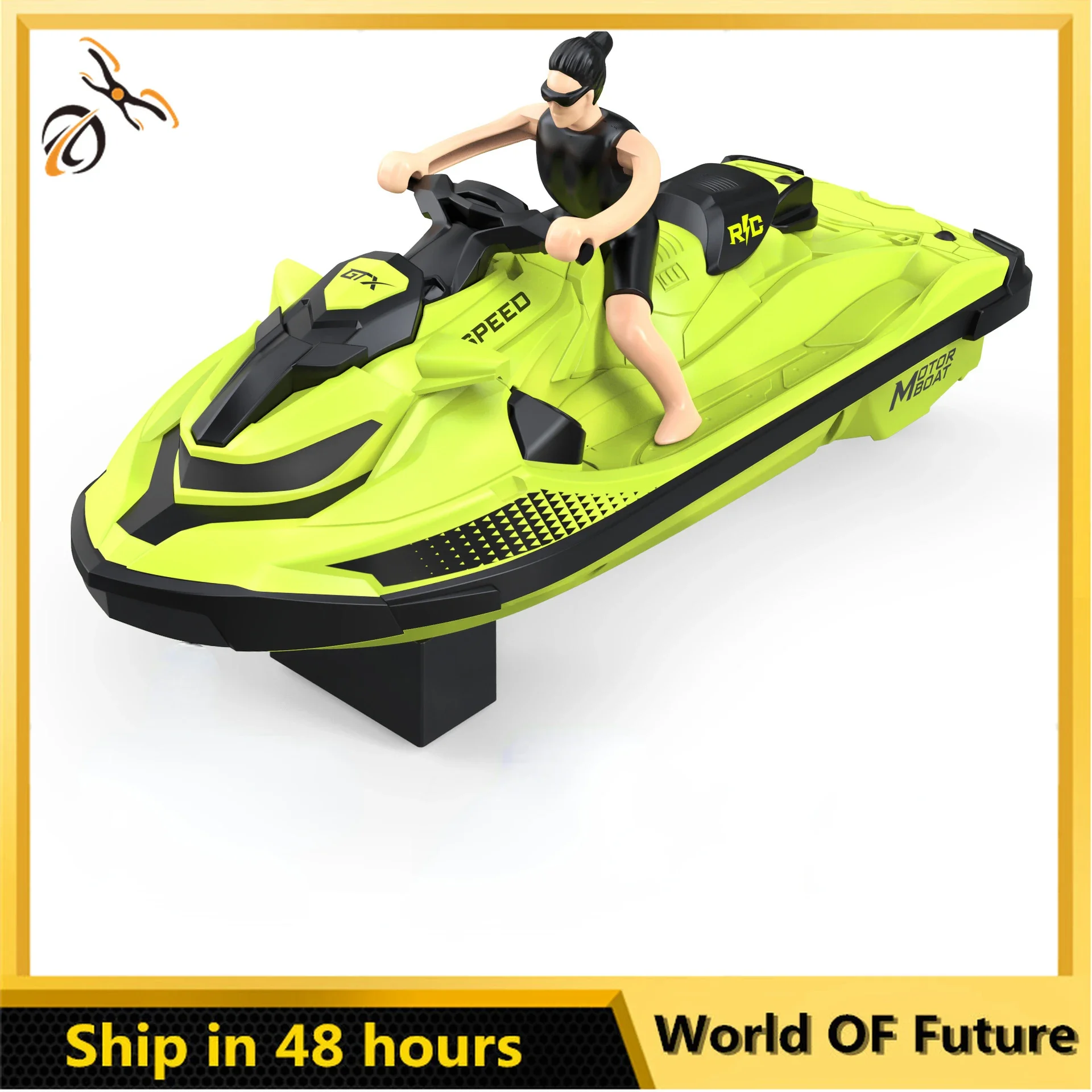 2.4G Telecomando Motoscafo Rc Barca Motoscafo Barca Da Corsa In Acqua Yacht Elettrico Modello Di Barca Giocattolo Ragazzo Impermeabile Per Regali Per 