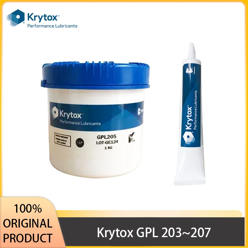 Krytox Gpl 205 206 207 204 203 223 224 225 226 227 Perfluoropolyether Grasso Stati Uniti Originale Autentico
