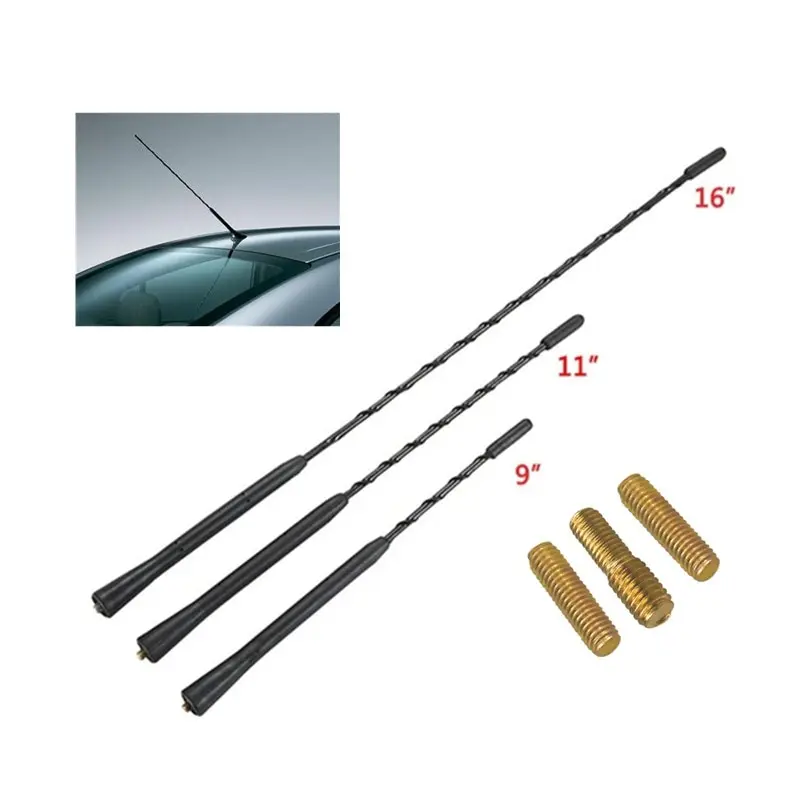 9 11 16 Pollici Universal Stereo Radio Signal Antenna Amplificazione Per Fiat Bravo 2 C4 Picasso Mazda 3 2010 Megane 2