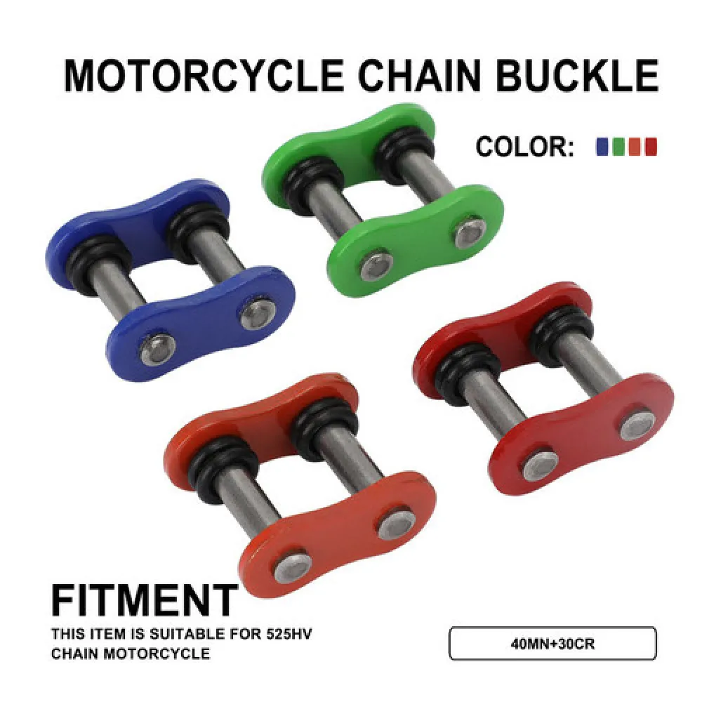 Accessori Moto Master Joint Link Chain Buckle Ring Link Chain Connector Collegamento O-Ring Chain Lock Universal 525Hv
