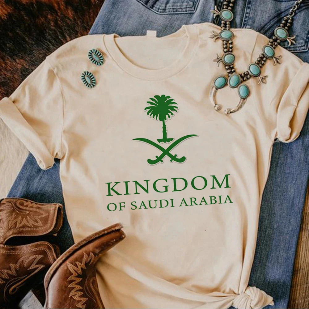 Kingdom Of Saudi Arabia Tshirt Donna Summer Designer T-Shirt Girl Manga Clothes