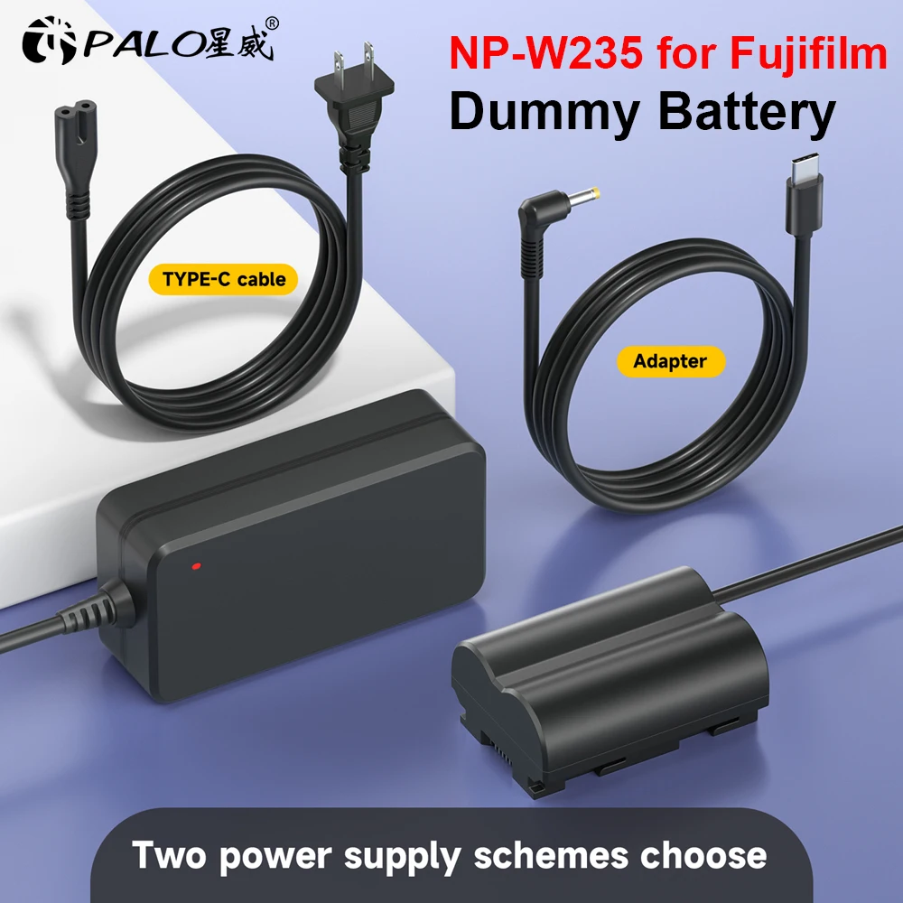 Np-W235 Np W235 Dummy Battery Cp-W235 Con Adattatore Di Alimentazione Ca Per Fujifilm X-T4 Dfx 50Sii Gfx 100S Fotocamera Np-W235 Batteria