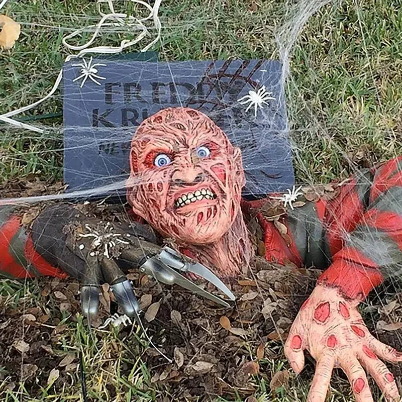 Genuine Tomb Walker Figure Nightmare Freddy Krueger Figure Statua In Pvc Figurine Model Doll Collection Room Decoration Desk Toys