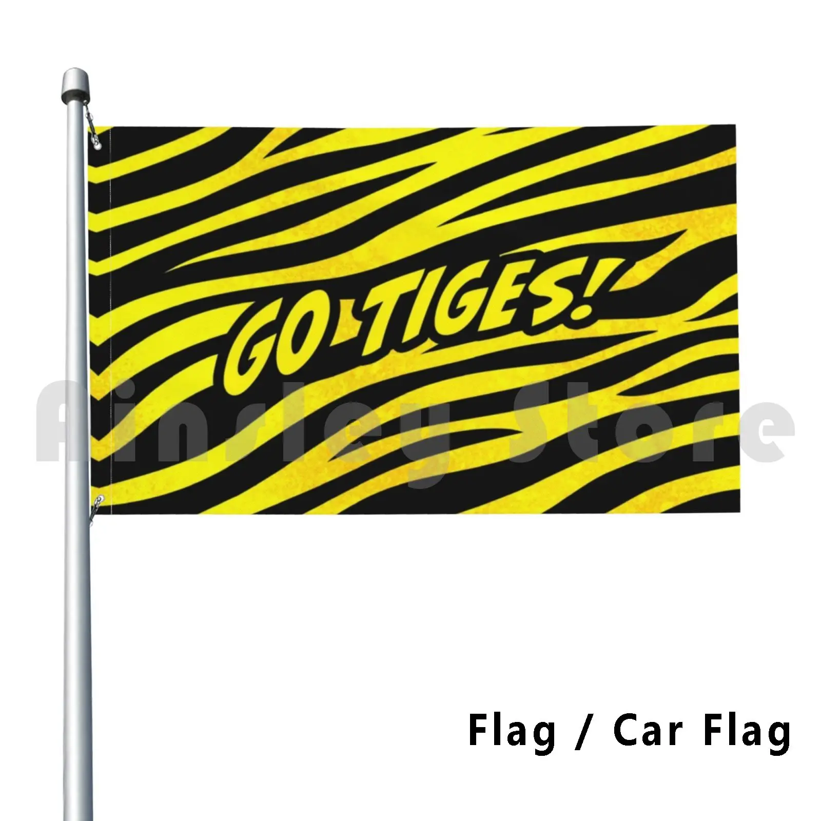 Andare Tiges! Bandiera Bandiera Auto Funny Go Tiges Tigers Byrd Premierment Mcg Aussie