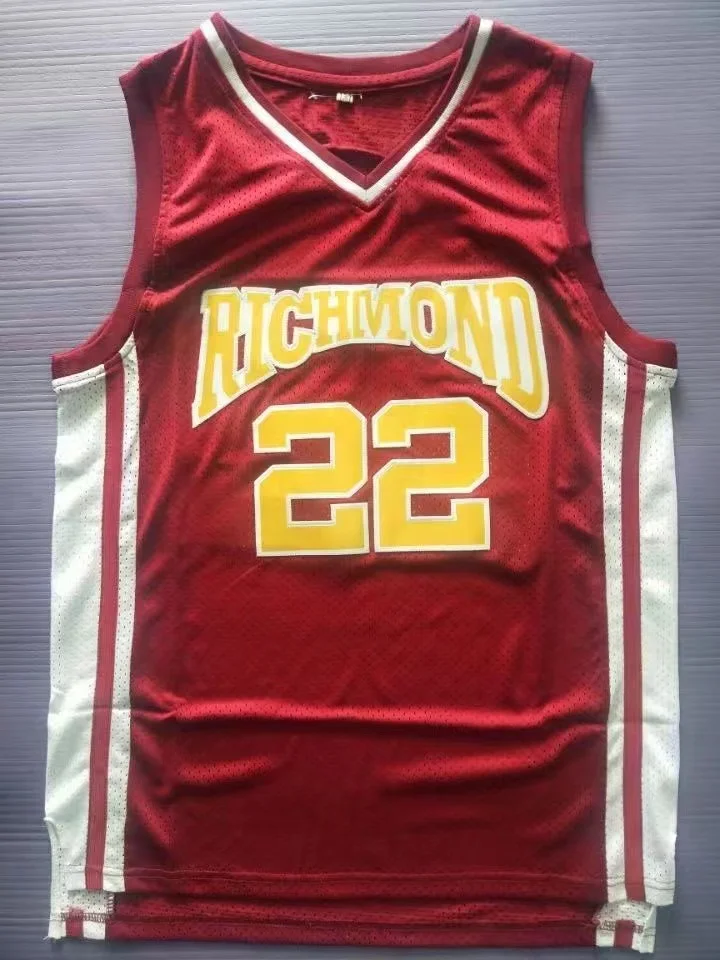 Cheap Timo Cruz Byrd High Carter Movie Basketball #22 Jersey Red Stitch S-3Xl