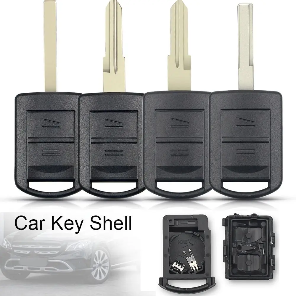 2 Pulsanti Remote Key Shell Abs Key Fob Cover Car Key Case Lama Non Tagliata Per Vauxhall/Opel/Corsa/Tigra/Agila/Meriva/Combo