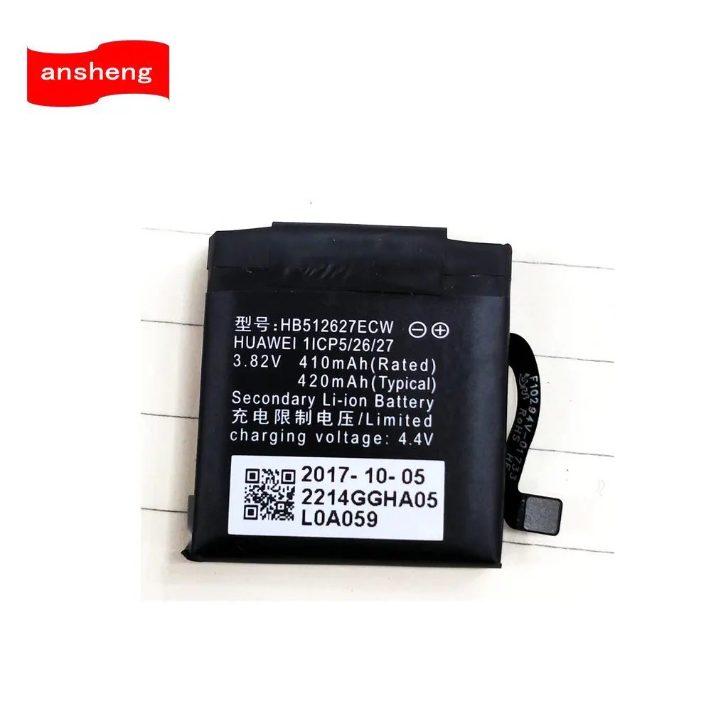 Batteria Originale 410Mah Per Huawei Watch2 Pro 4G Eo-Dlxxu Porsche Design
