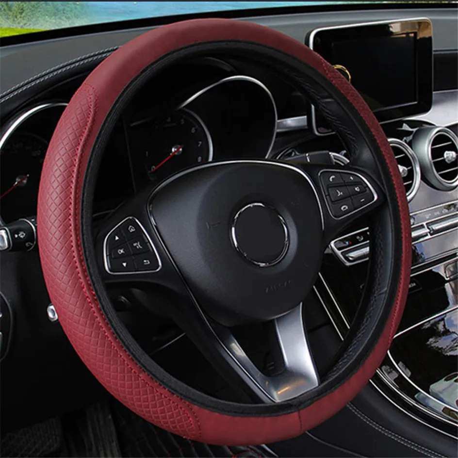 Coprivolante Per Auto Antiscivolo In Pelle Traspirante Per Porsche Cayenne Macan Design 997 Panamera Cayman Original Car Styling