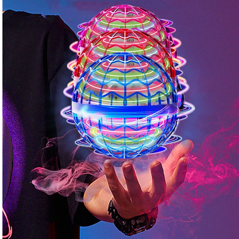 Smart Induction Flying Ball Machine Swirl Flying Ball Levitazione Cintura Magica Led Light Drone Hover Giocattoli Per Bambini Regalo Di Famiglia