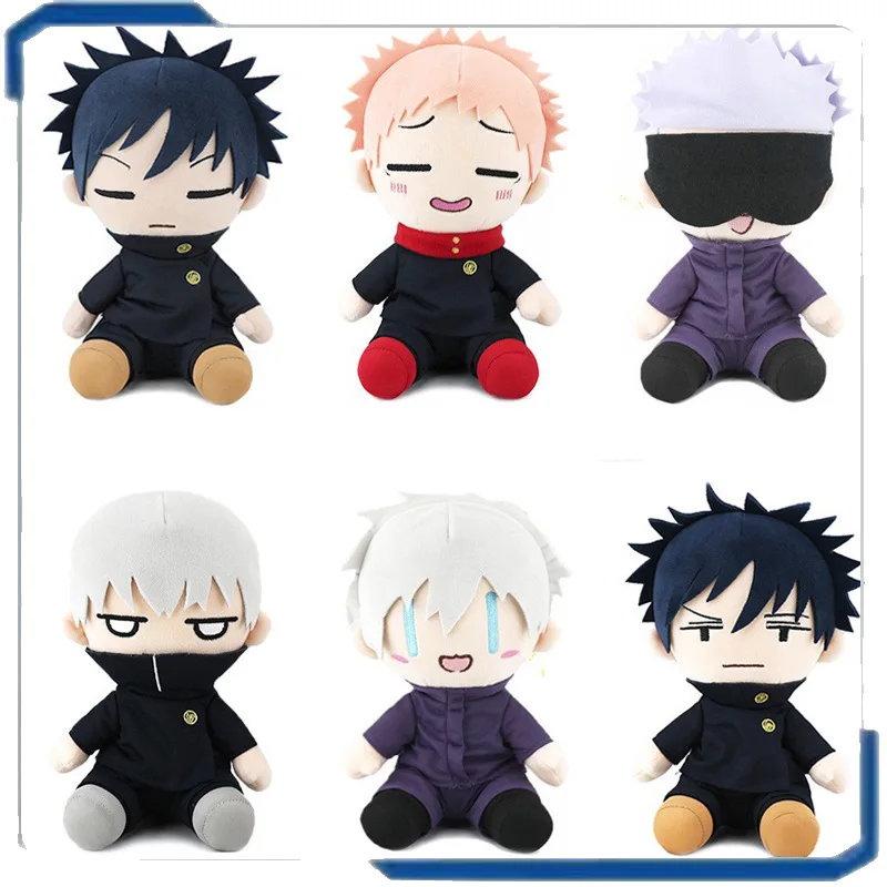 Giocattolo Per Bambole Morbide Con Ritorno Degli Incantesimi Seduto E In Piedi Knotweed Hisa Gojo Satoru Kuroe Doll Giocattolo Huggable Pronto All'Uso