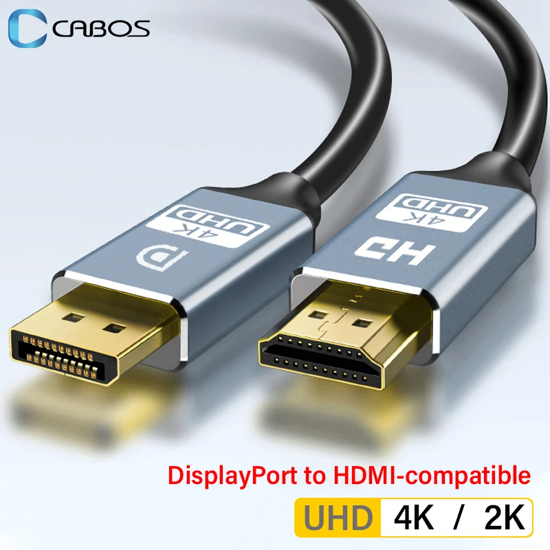 4K 2K Displayport A Hdmi-Compatibile Video Audio Converter Adattatore Display Port Cable Dp Per Laptop Proiettore Pc Tv Monitor Ps3