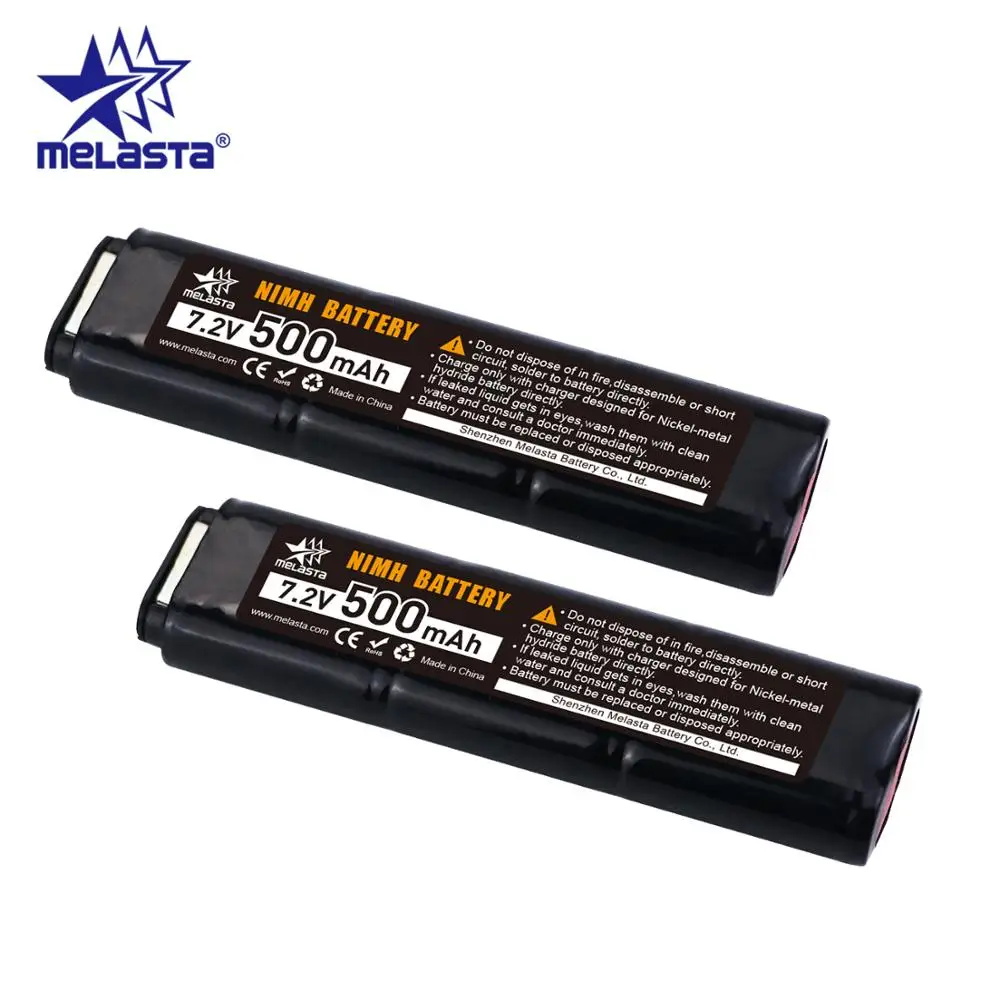 2 Pz 2/3N Cyma Ni-Mh 7.2V 500Mah 6S Batteria Per Cm030 Cm121 Cm122 Marui 18C, P8, M93R Aep Aeg M81, M84, Tm Aep Pistole Softair Giocattolo