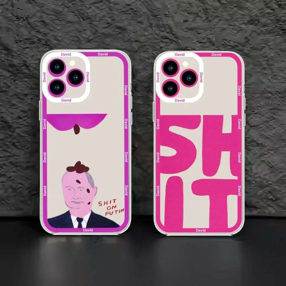 Custodia Per Telefono David Shrigley Shit Art Per Xiaomi Redmi Note 8 9 10 11 Pro Max Custodia Trasparente