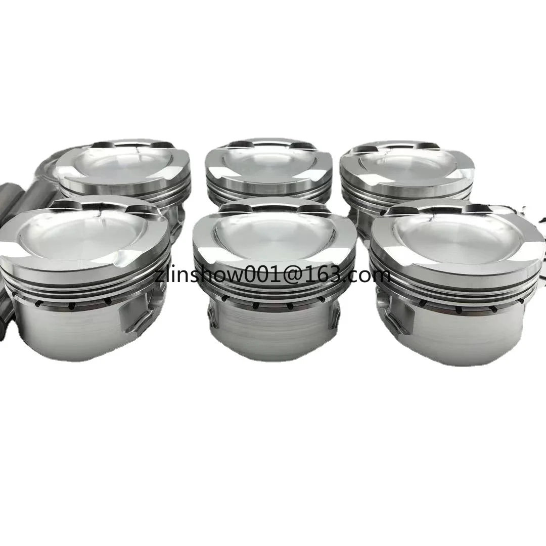 Pistoni Forgiati Della Migliore Qualità 84Mm N54 Pistoni Forgiati Con Perni E Anelli Per Bmw N54 N54B30