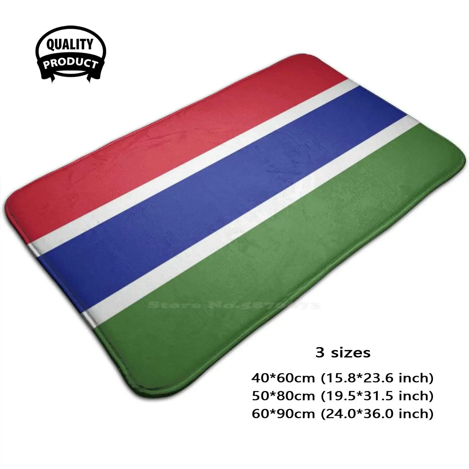 Face Flag Of Gambia Design A Door Mat Foot Pad Home Rug Flag Of Gambia Mascherina Per Il Viso Bandiera Gambia Gambiafahne