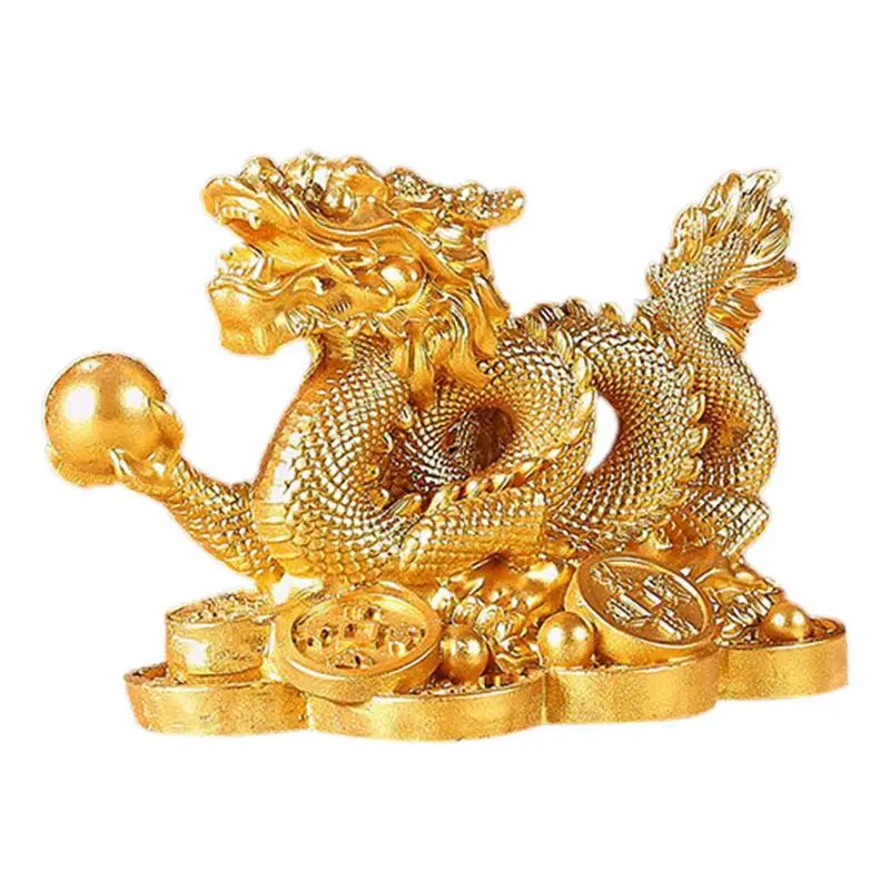 Feng Shui Dragon Statue Coin Zodiac Dragon Cornucopia Dragon Statue Dragon Statue Scultura Decorazione Per Lucky Feng Shui Home