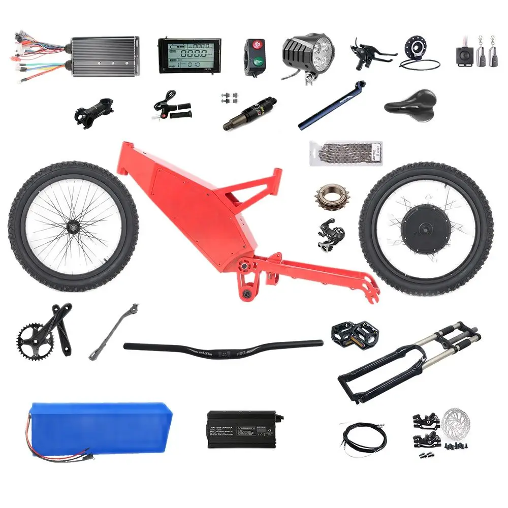 Keyu F3 Enduro Ebike Kit Stelath Bomer Kit Completo Ebike 48V 3000W Kit Completo Di Conversione Bici Elettrica E Kit Motore Bici