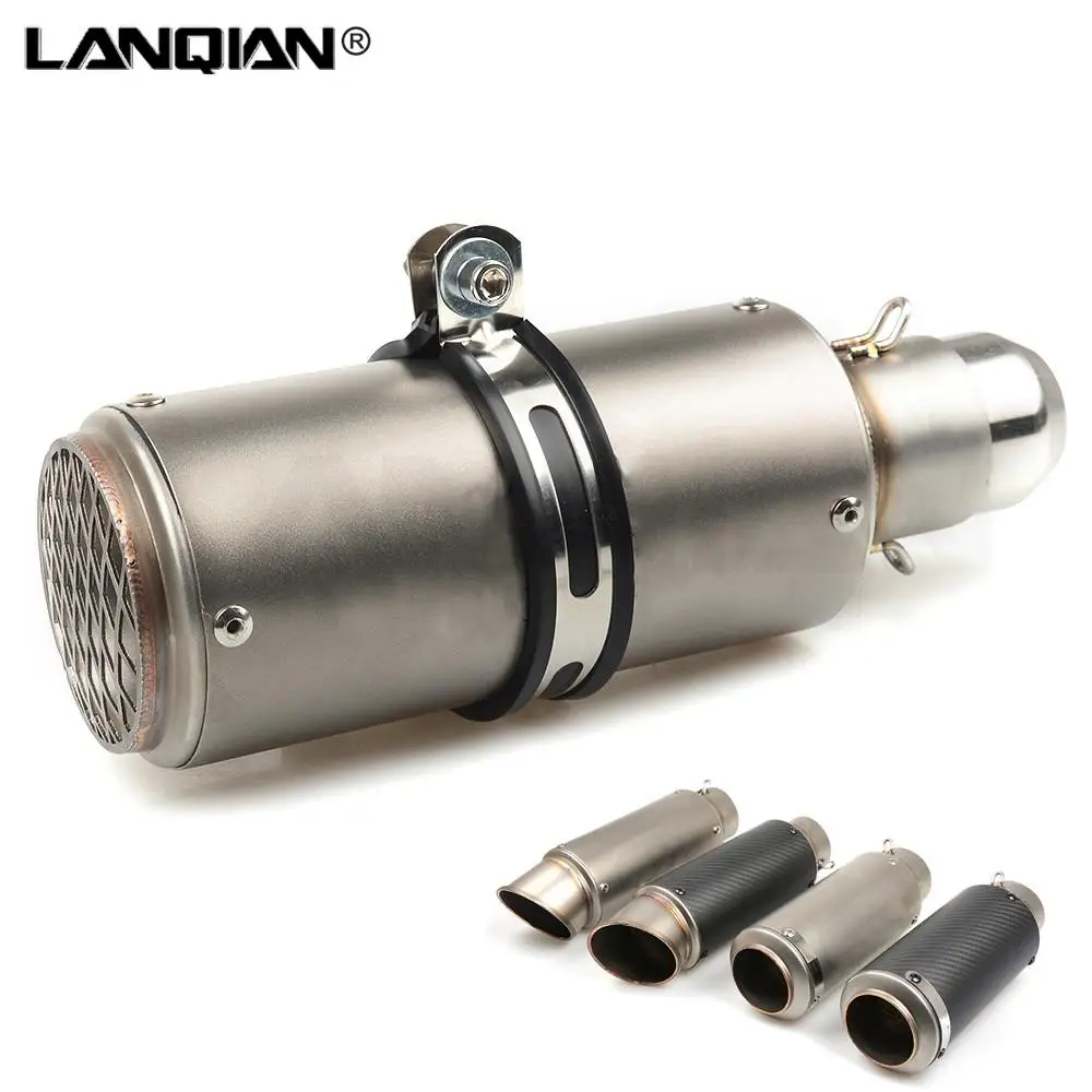 Silenziatore Di Scarico Universale Per Moto In Fibra Di Carbonio Gp Escape Per Suzuki Gsr750 Gsxr1000 Gsxr 600 750 K1 K3 K5 K7 Bmw
