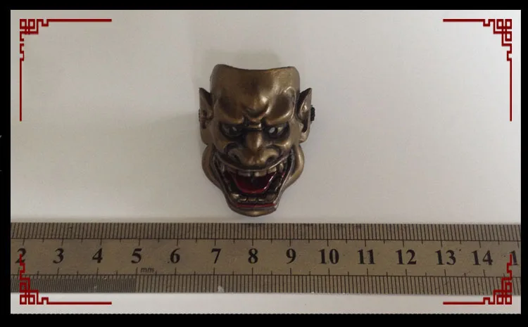 1/6 Wwii Military Series Ghost Spirit Mask Face Decor Model Fit Action Figure Componente Scena
