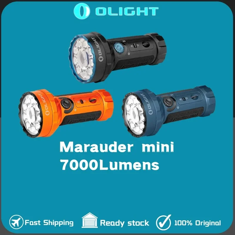 Olight Marauder Mini 7000Lumen Led Torcia Magnetica Ricaricabile Batteria Incorporata Proiettore Protable