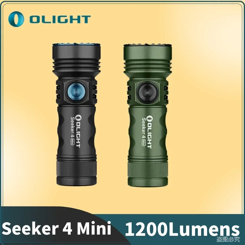 Olight Seeker 4 Mini Torcia Magnetica Ricaricabile 1200Lumen Shape Highlight Include Batteria