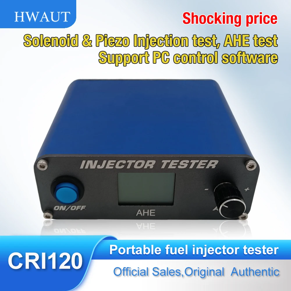 Hwaut Cri120 Simulatore Usb Tester Iniettore Common Rail Diesel Con Test Ahe Per Bosch Delphi Cummins Siemens Cat C7 C9