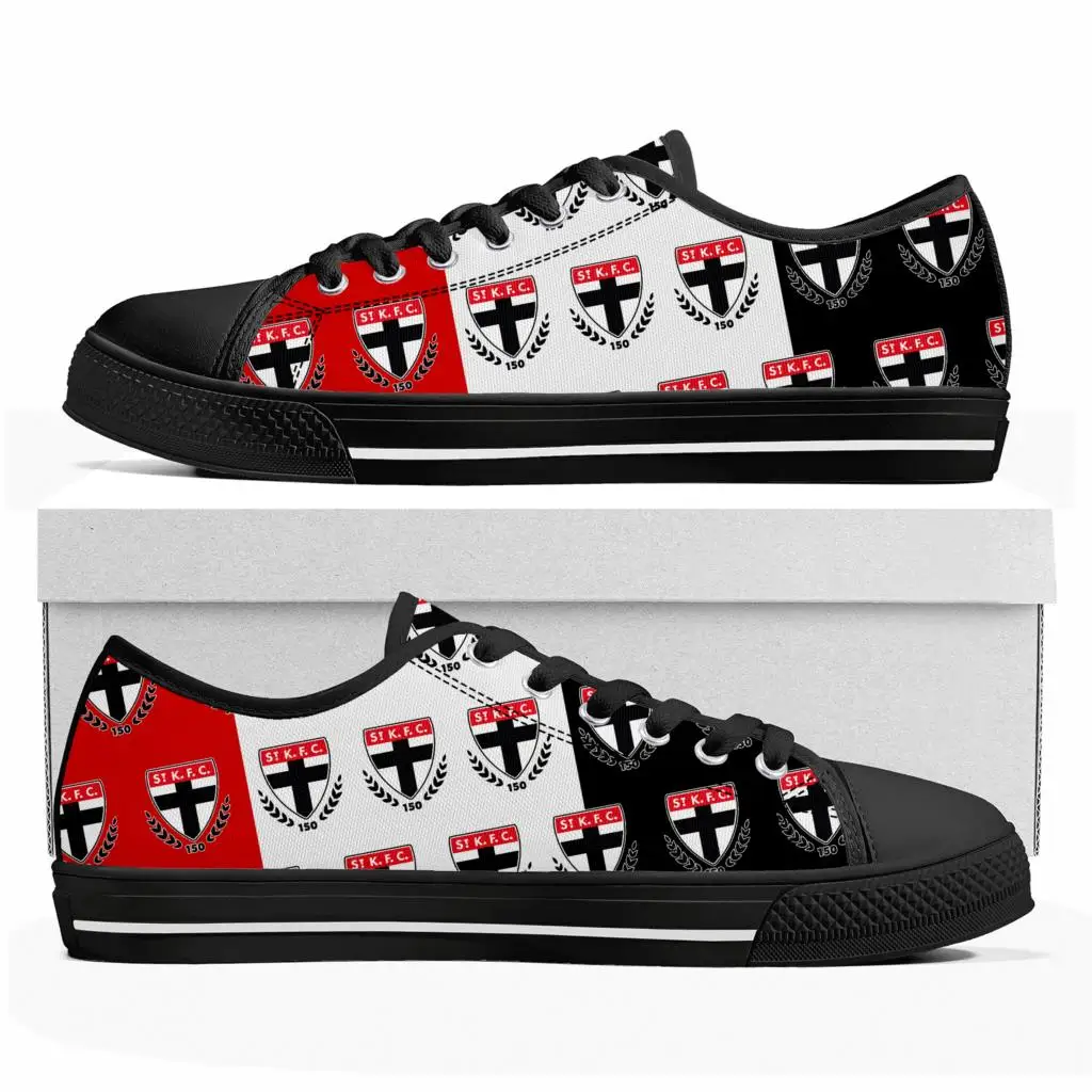 St Kilda Saints Australian Football Low Top Sneakers Uomo Donna Adolescente Tela Sneaker Di Alta Qualità Casual Custom Made Fai Da Te