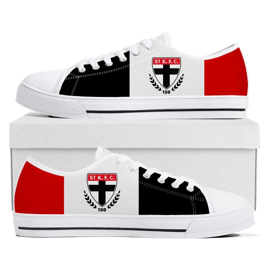 St Kilda Saints Australian Football Low Top Sneakers Uomo Donna Adolescente Tela Sneaker Di Alta Qualità Casual Custom Made Fai Da Te