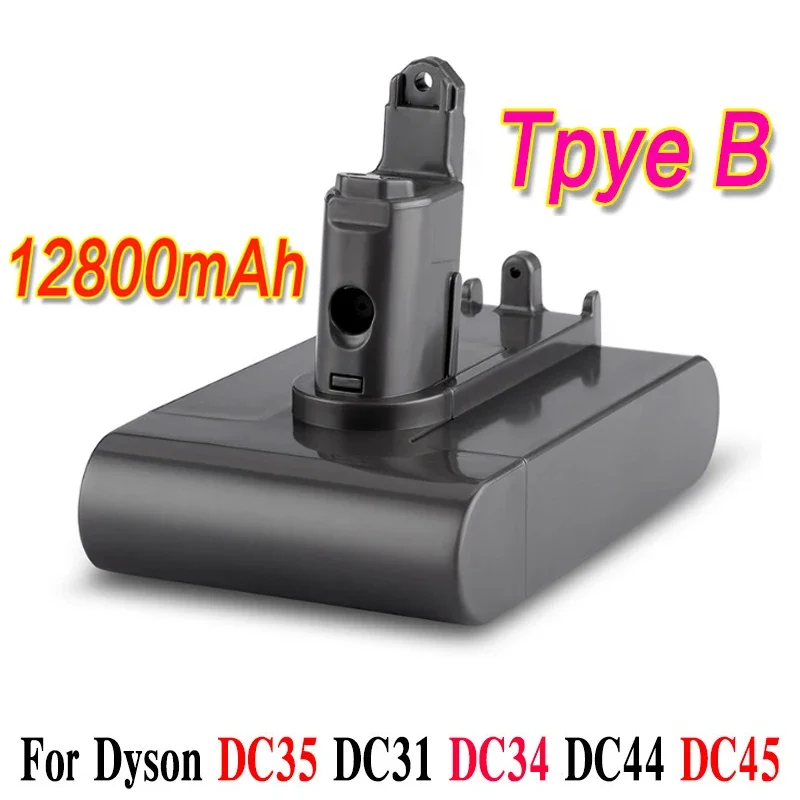 2022 Neue Ersatz 22,2 V B 12800Mah Dc31 Typ-B Batterie Fuir Dyson B Dc35 Dc44 Dc45 Palmare Werkzeug Akku